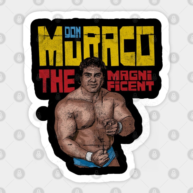 Don Muraco The Magnificent Sticker by MunMun_Design